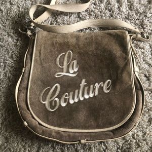 Juicy Couture Velvet Messenger Bag